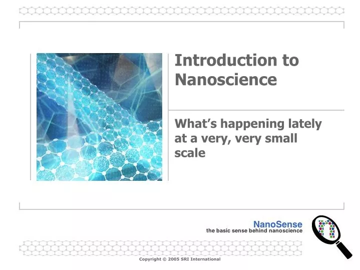 introduction to nanoscience