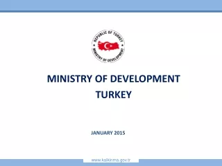 MINISTRY OF DEVELOPMENT TURKEY