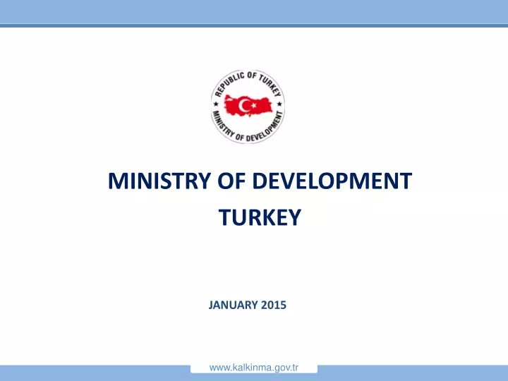 ministry of development turkey