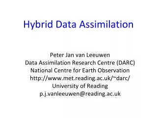 Hybrid Data Assimilation