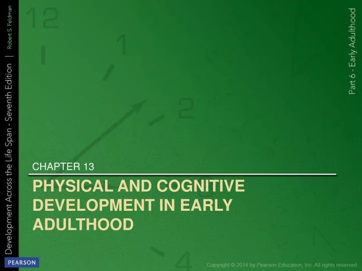 physical and cognitive development in early adulthood
