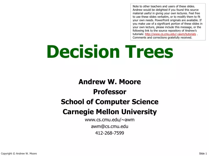 decision trees