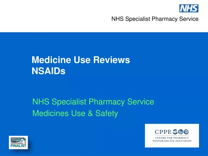 medicine use reviews nsaids