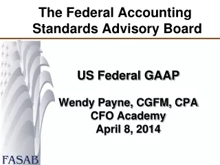 The Federal Accounting Standards Advisory Board