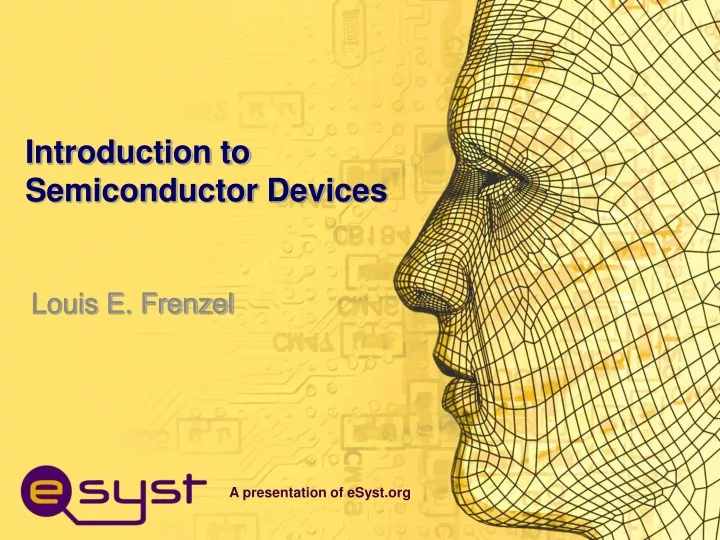 introduction to semiconductor devices