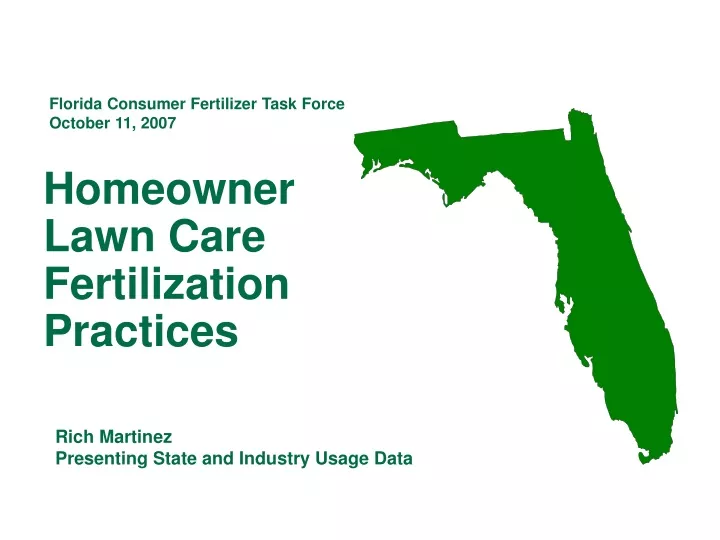 homeowner lawn care fertilization practices