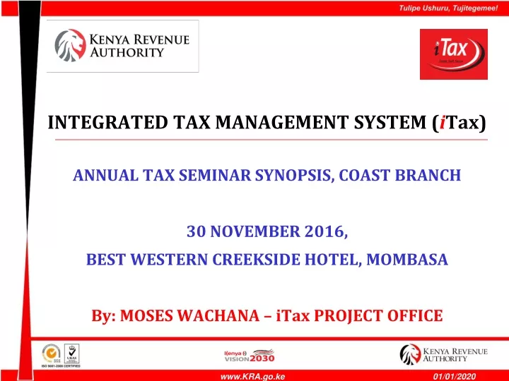 integrated tax management system i tax annual