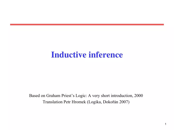 inductive inference
