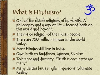 What is Hinduism?