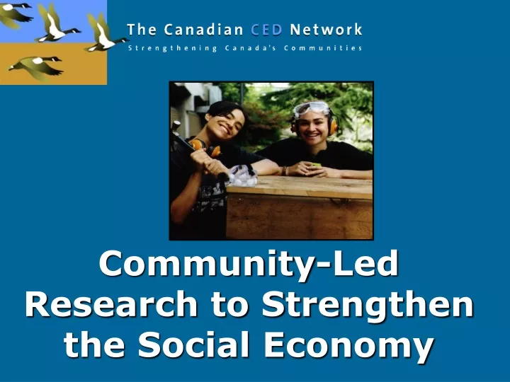 community led research to strengthen the social