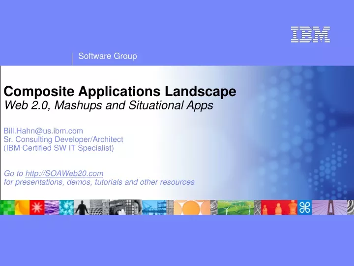 composite applications landscape web 2 0 mashups