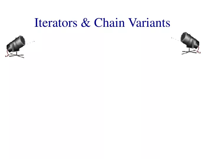 iterators chain variants