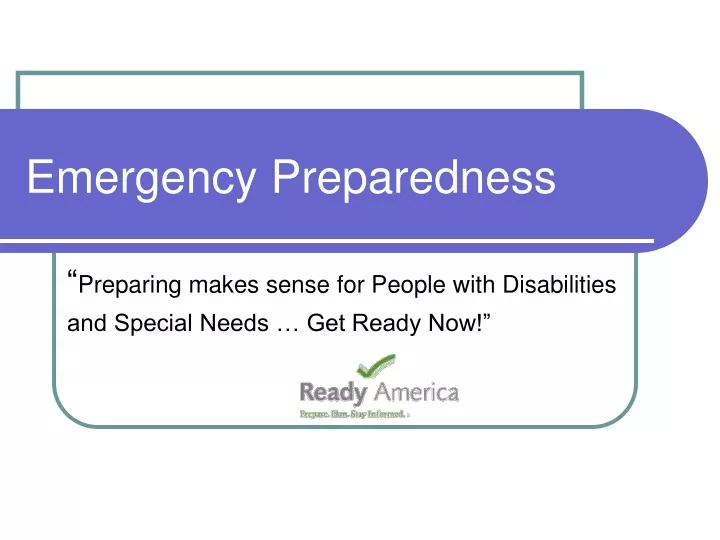 PPT - Emergency Preparedness PowerPoint Presentation, Free Download ...