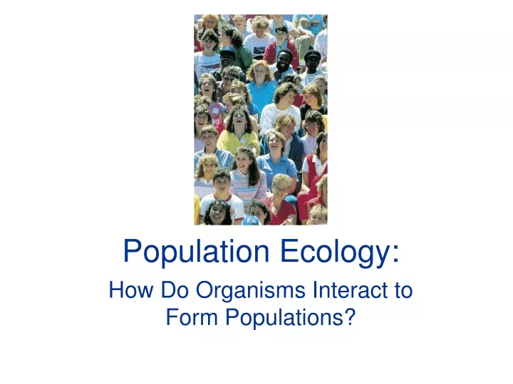 population ecology