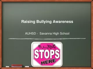 Raising Bullying Awareness