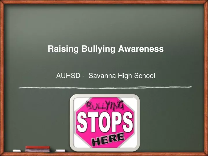 raising bullying awareness