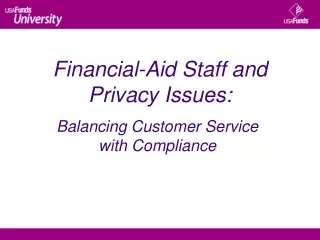 Financial-Aid Staff and  Privacy Issues: