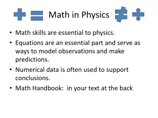 Math in Physics