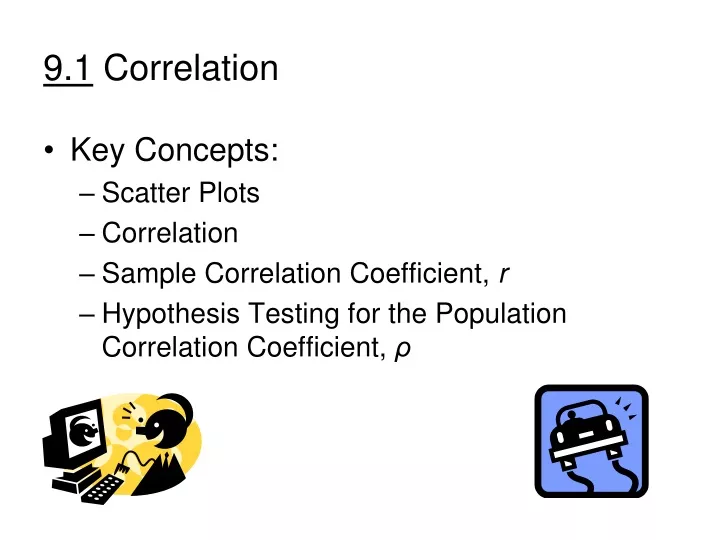 9 1 correlation