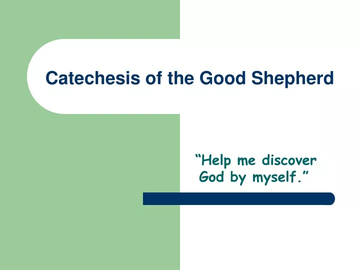 catechesis of the good shepherd