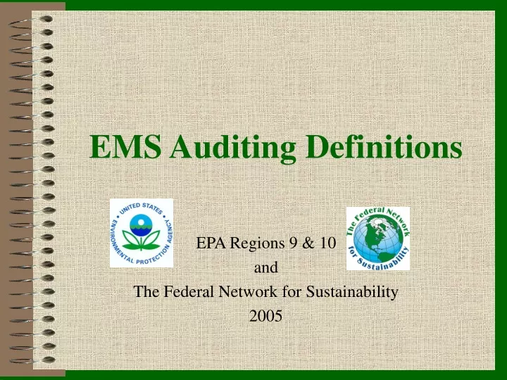 ems auditing definitions