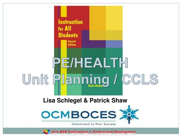 pe health unit planning ccls