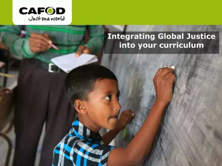 integrating global justice into your curriculum