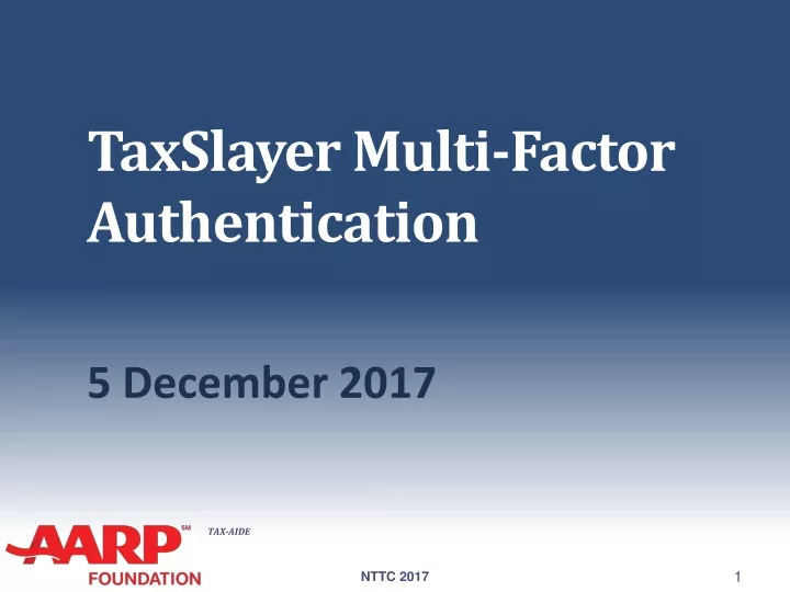 taxslayer multi factor authentication