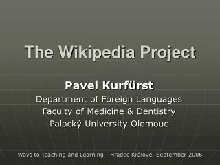 The Wikipedia Project