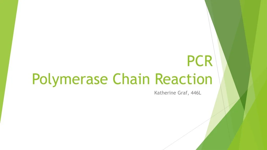 PPT - PCR Polymerase Chain Reaction PowerPoint Presentation, free ...