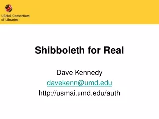 Shibboleth for Real