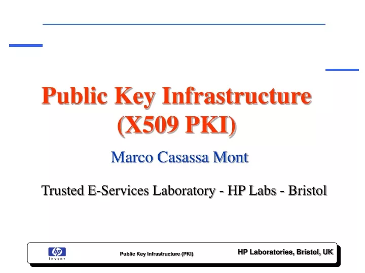 public key infrastructure x509 pki