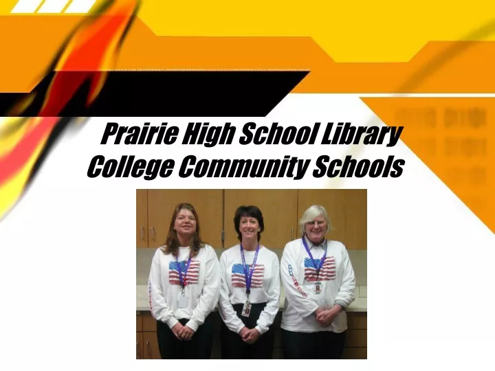 prairie high school library college community schools