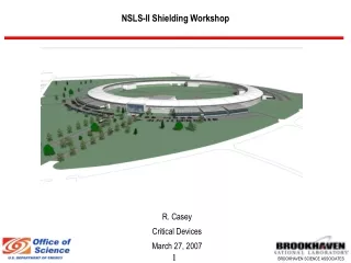 NSLS-II Shielding Workshop