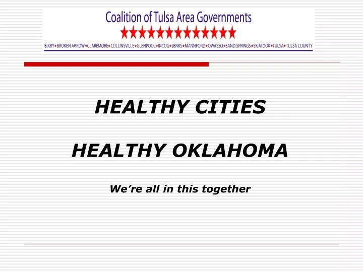 healthy cities healthy oklahoma we re all in this