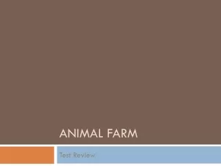 ANIMAL FARM