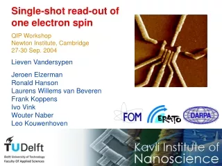 Single-shot read-out of  one electron spin