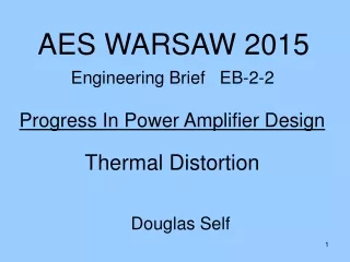 AES WARSAW 2015