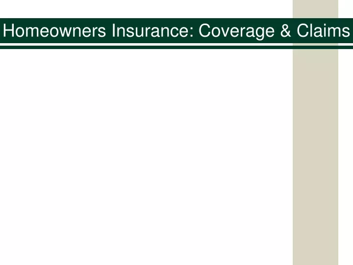 homeowners insurance coverage claims