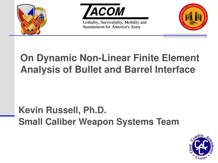 on dynamic non linear finite element analysis