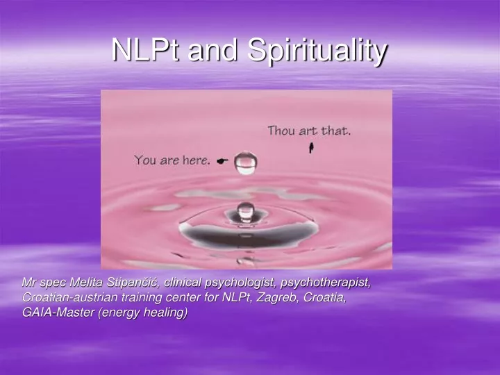 nlpt and spirituality