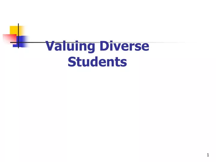 valuing diverse students
