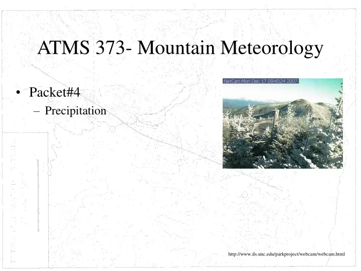 atms 373 mountain meteorology