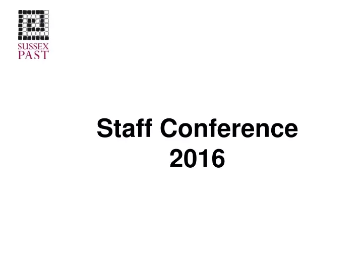 staff conference 2016