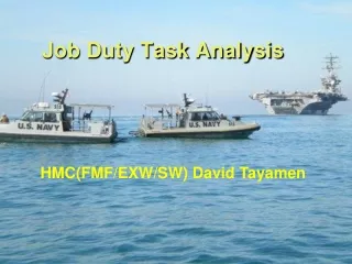 Job Duty Task Analysis