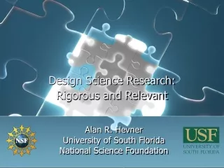 Design Science Research:  Rigorous and Relevant