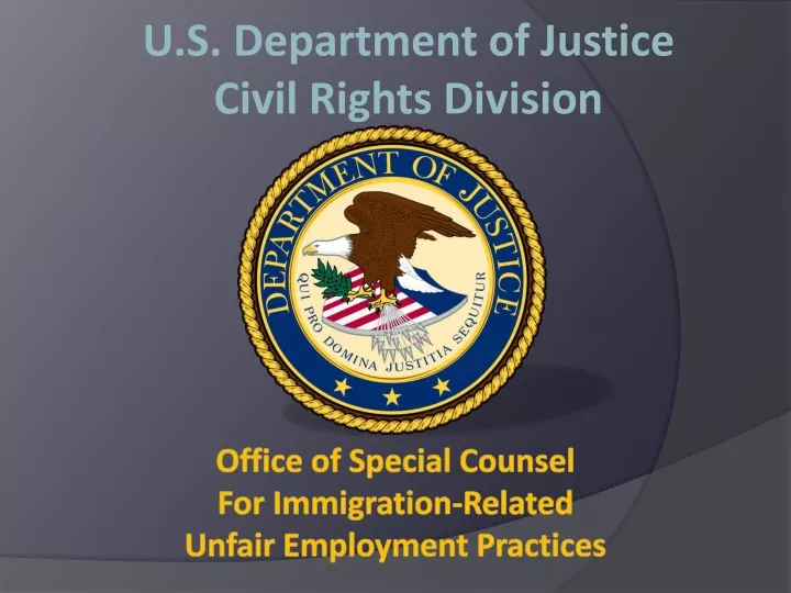 u s department of justice civil rights division