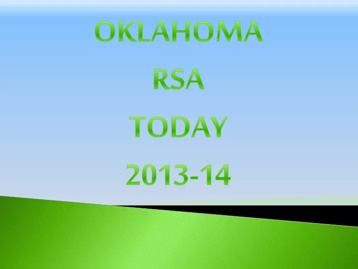 oklahoma rsa today 2013 14