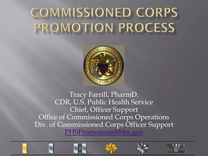 commissioned corps promotion process