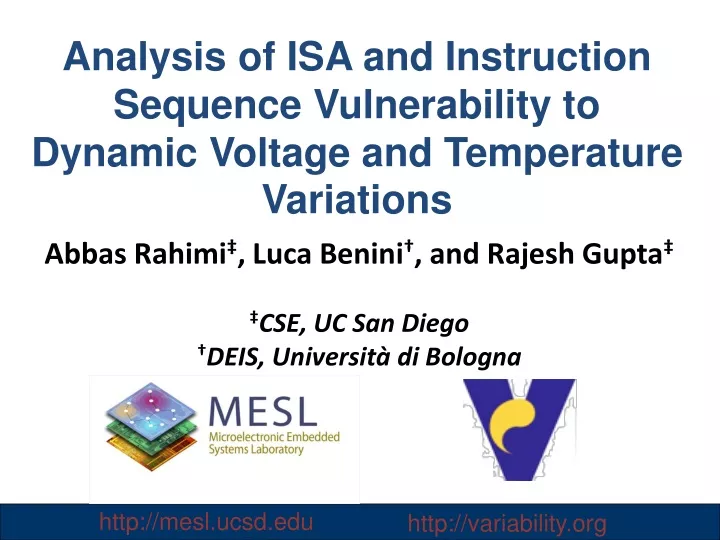 analysis of isa and instruction sequence